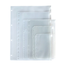 A4 folder A5A6A7B5 multi-specification folder Loose leaf notebook zipper bag PVC storage bag School Office Supplies